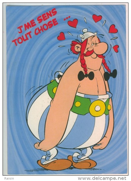 Astérix  Obélix "   J'me Sens Tout Chose ...  "  Albert René/Goscinny-Uderzo BE - Bandes Dessinées