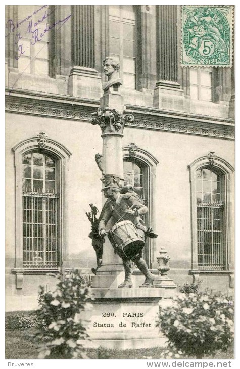 269 - PARIS - Statue De Raffet - Statues