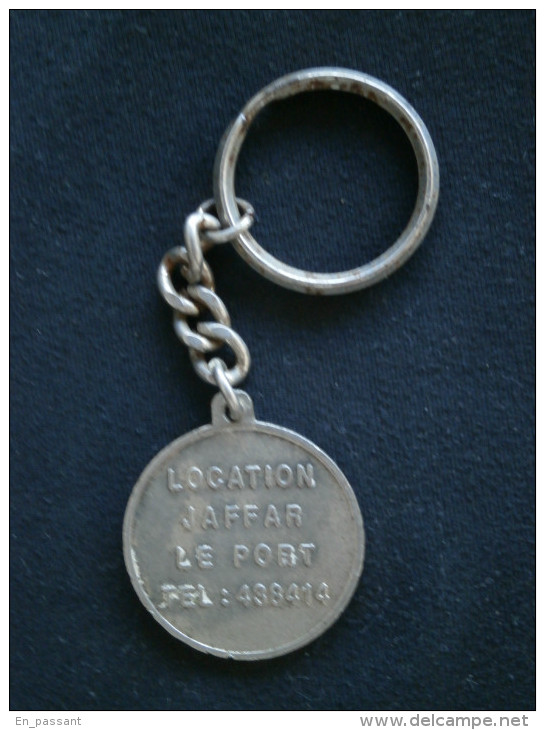 PORTE CLE CLEF (KEYCHAIN) METAL CALTEX LOCATION JAFFAR LE PORT Ile De La REUNION - Sleutelhangers