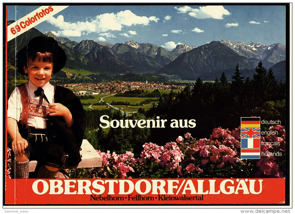 Broschüre / Heft : Oberstdorf / Allgäu  -  69 Colorfotos  -  Von Ca. 1980 - Sonstige & Ohne Zuordnung