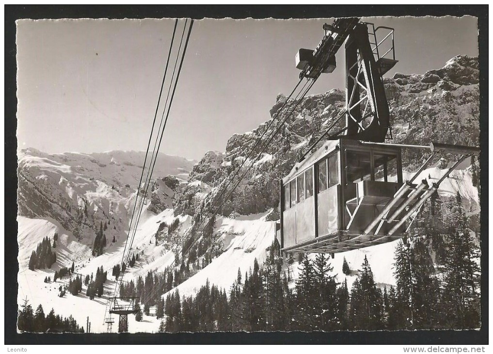 LUFTSEILBAHN GERSCHNIALP-TRÜBSEE OW Gondel-Detailansicht Engelberg 1950 - Engelberg