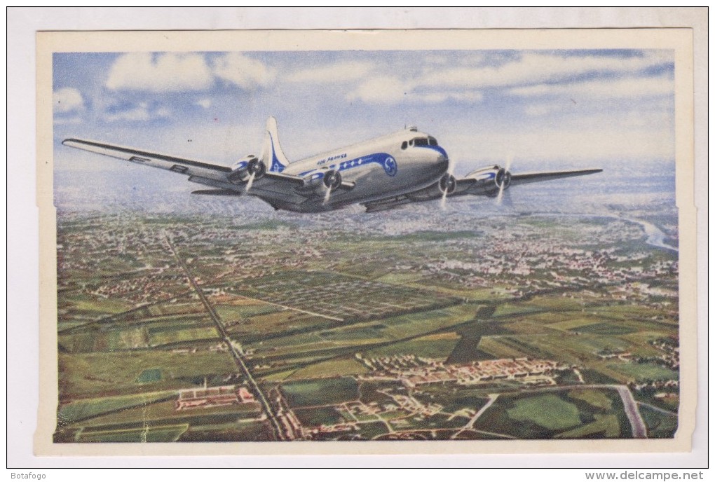 CPA DOUGLAS DC4 Sur AIR FRANCE - 1946-....: Era Moderna