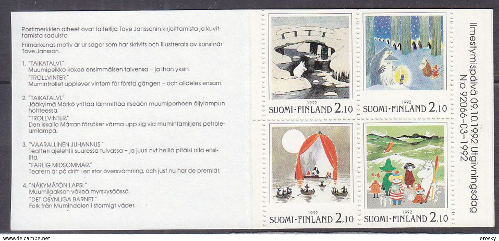 E622 - FINLANDE FINLAND Yv Yv N°C1159 CARNET ** - Carnets