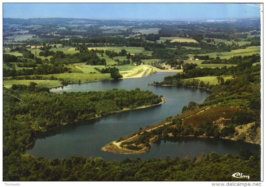 Laurière  -  Vue Aérienne  -  Old Postcard - Lauriere