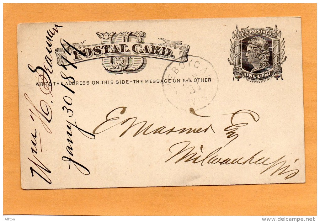 United States Old Card Mailed - ...-1900