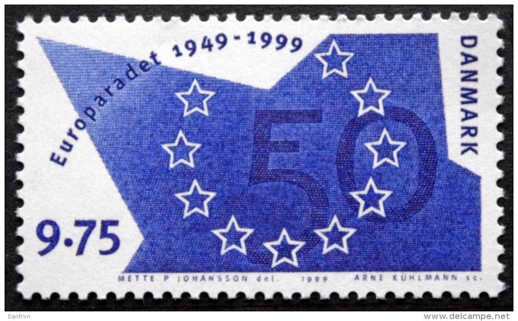 Denmark 1999 Minr.1213  Europarat European Council 50 Jahre Years MNH (**)  ( Lot  L 1044 ) - Unused Stamps