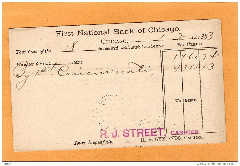 United States 1883 Card Mailed - ...-1900