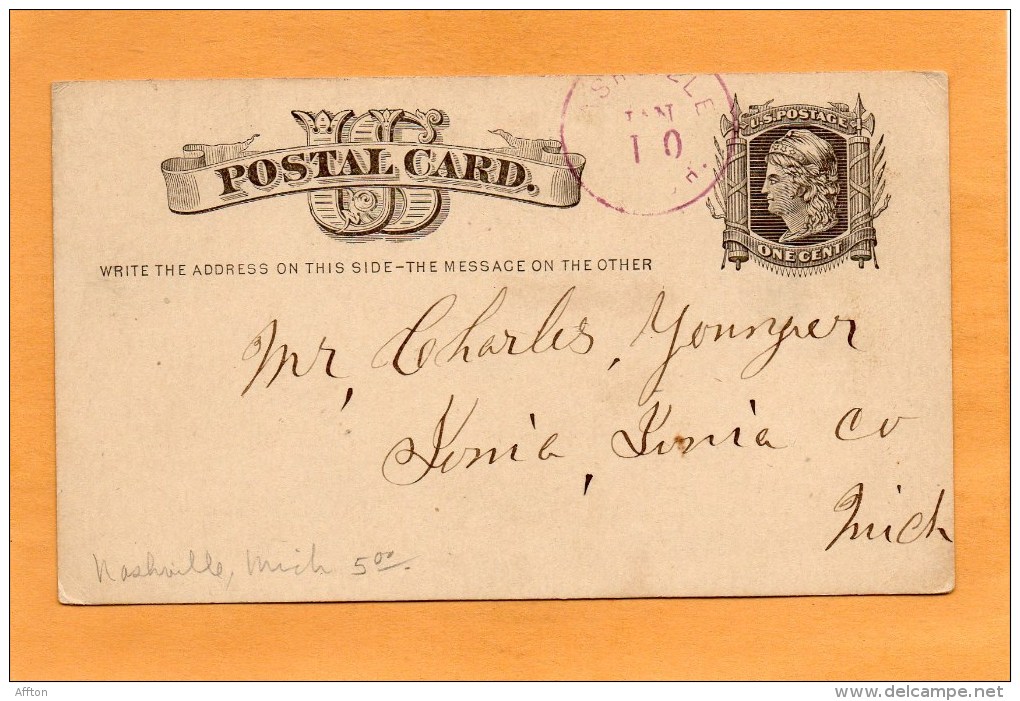 United States 1877 Card Mailed - ...-1900