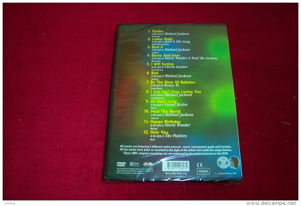 Karaoke Party  °°° Special Soul Of Black Music    Volume 2 - Music On DVD