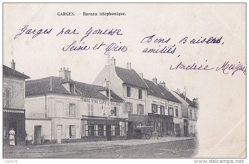 Garges Les Gonesses 95 -  Précurseur Commerces Poste PTT - Beaux Cachets 1904 - Garges Les Gonesses