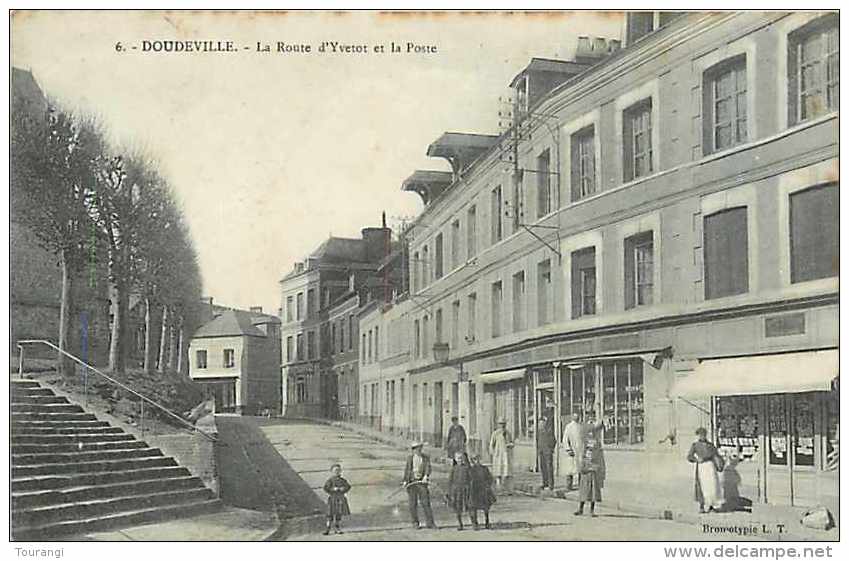 0115 593: Doudeville  -  Route D'Yvetot  -  Poste - Autres & Non Classés