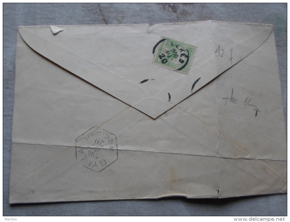 Hungary - Registered Cover -  Békés To  Gyula  1900  -  D128803 - Lettres & Documents