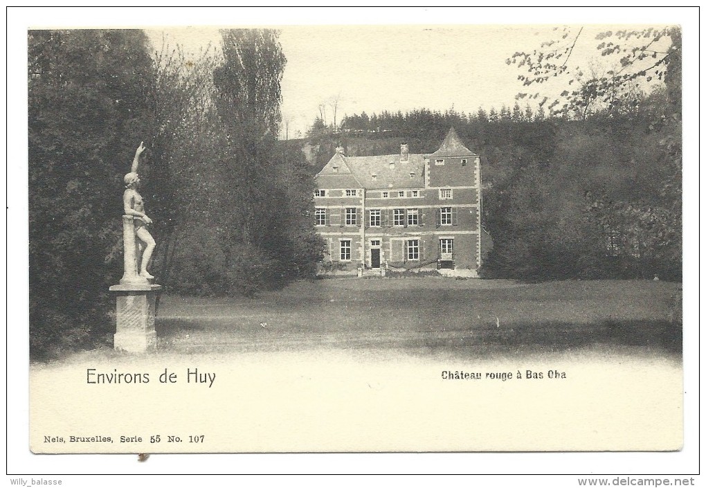 CPA - Environs De Huy - Château Rouge à BAS OHA  // - Wanze