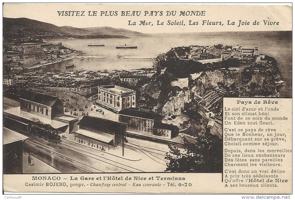 MONACO LA GARE & L'HÔTEL DE NICE & TERMINUS BE - Hôtels