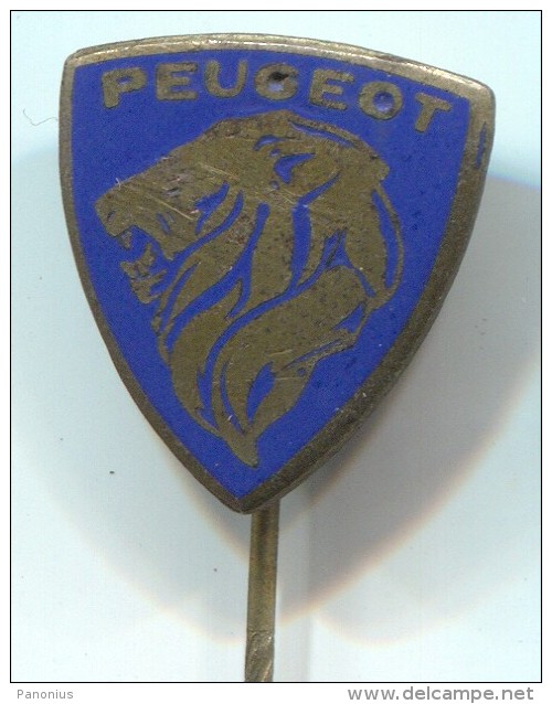 PEUGEOT - Car, Auto, Vintage Pin  Badge, Enamel - Peugeot