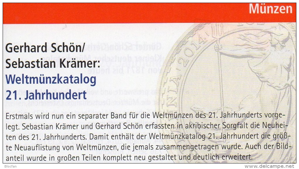 1.Auflage 2001-2014 Weltmünz-Katalog Münzen A-Z Neu 40€ Schön Battenberg Verlag Coin Europe America Africa Asia Oceanien - Livres & CDs