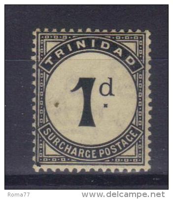 D421 - TRINIDAD 1923 , 4 Segnatasse Yvert N. 18/21  *  Mint - Trinité & Tobago (...-1961)