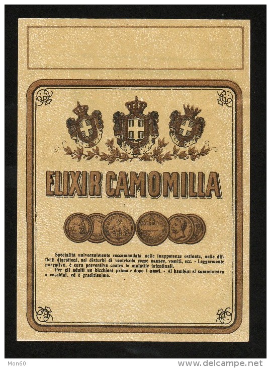 Etichetta - Elixir Camomilla - Altri & Non Classificati