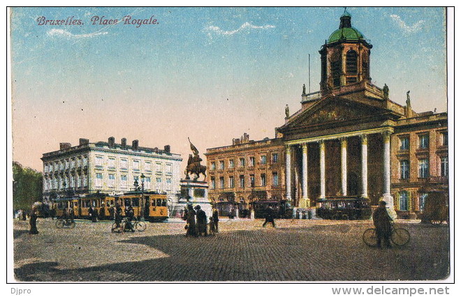 Bruxelles  Place Royale  Tram - Andere & Zonder Classificatie