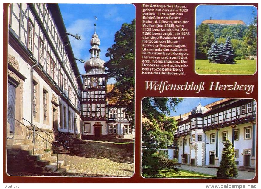 Herzberg - Harz - Welfenschlob - Herzberg - Formato Grande Non Viaggiata - Herzberg