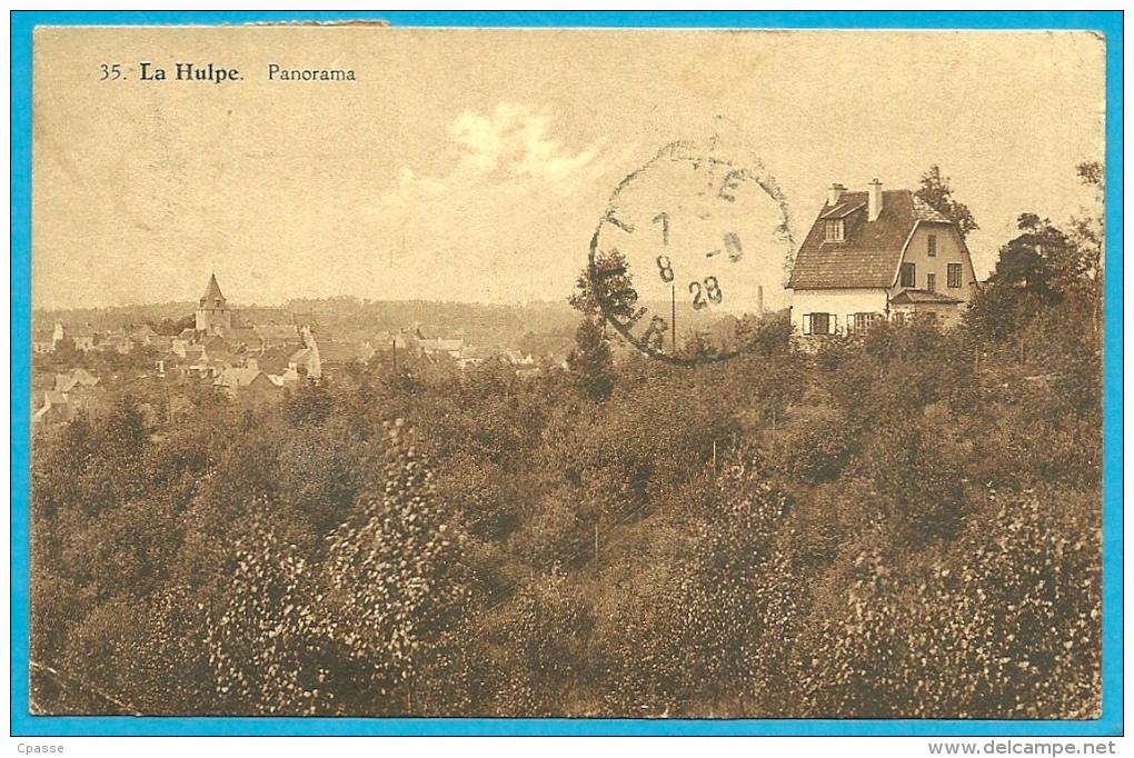 CPA BELGIE BELGIQUE - LA HULPE - Panorama ° Edition De La Perche Couverte * Phila Réexpédition - La Hulpe