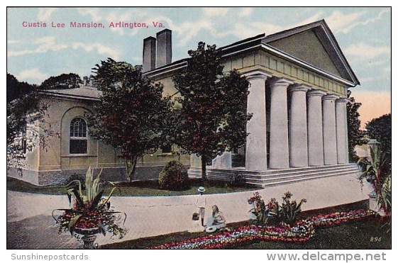 Custis Lee Mansion Artington Virginia 1911 - Arlington