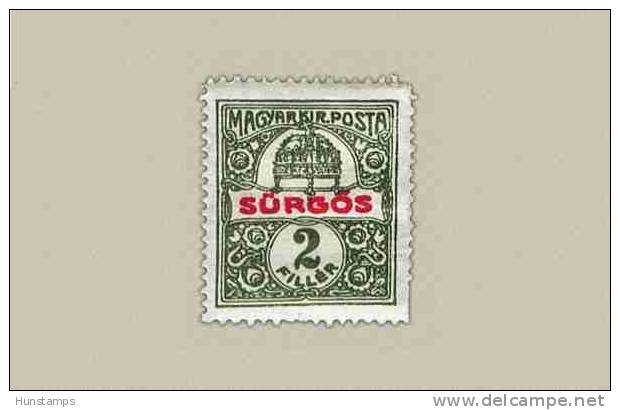 Hungary 1916. MAGYAR KIRÁLYI POSTA "SURGOS" Stamp MNH (**) Michel:180 / 0.50 EUR - Nuovi