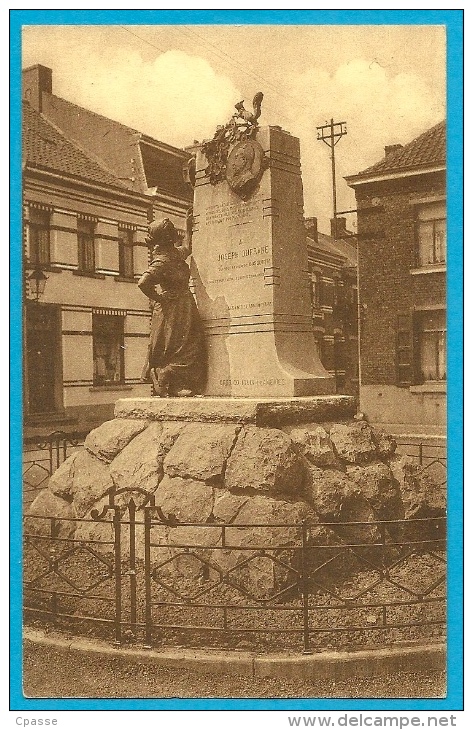 CPA BELGIE BELGIQUE - FRAMERIES - Monument Bosquétia ° Editeur Gaston Liénard * Ecureuil - Frameries