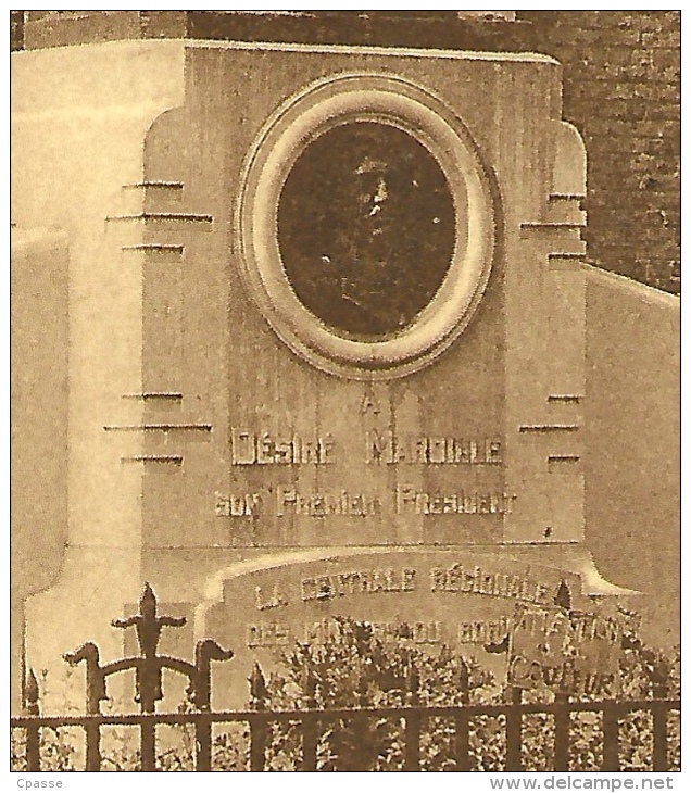 CPA BELGIE BELGIQUE - FRAMERIES - Monument Désiré Maroille ° Editeur Gaston Liénard - Frameries