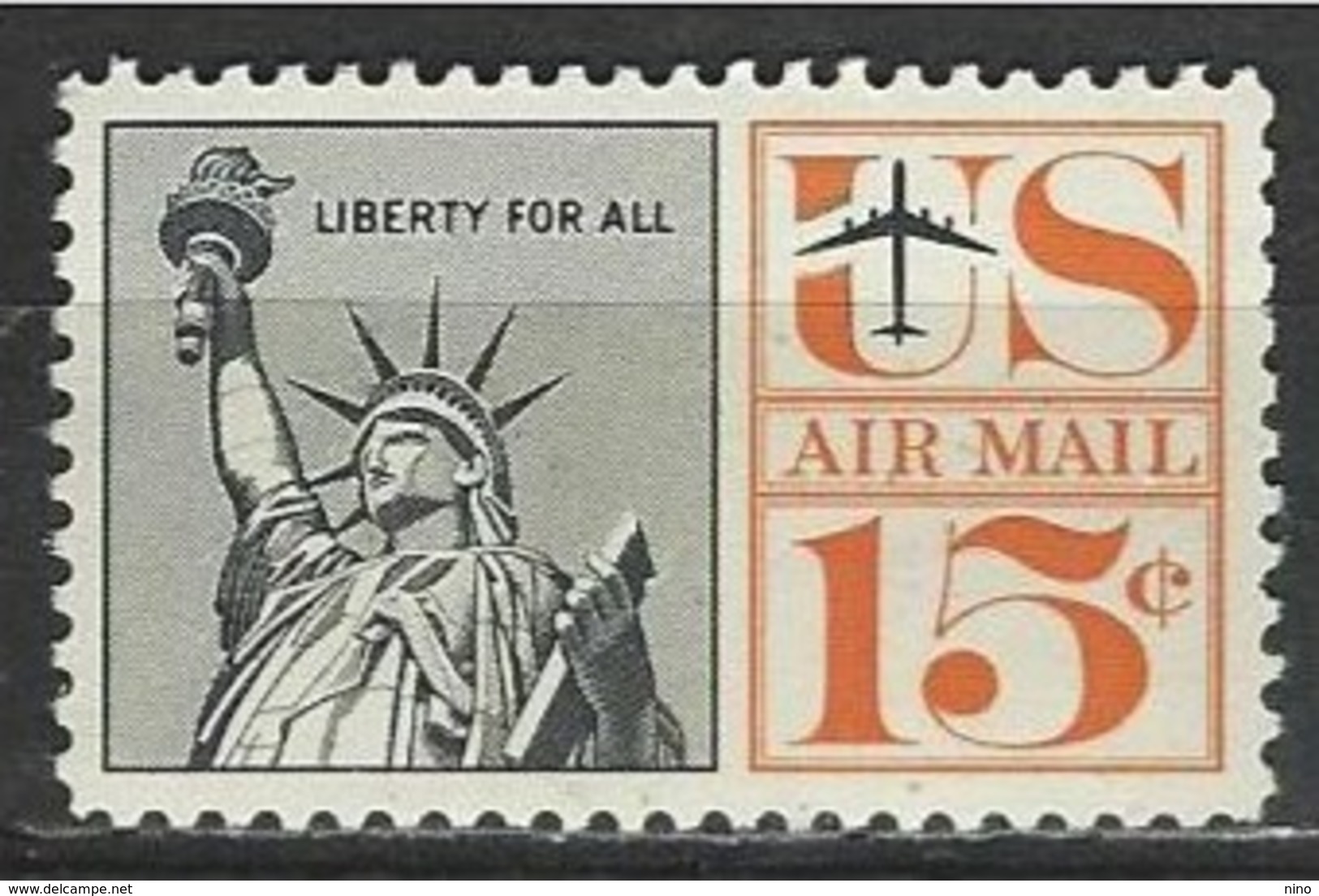 USA. Scott # C 58-59,62-63,76,83 Pair. MNH & MLH. Airmail Stamps. 1959-73 - 2b. 1941-1960 Unused