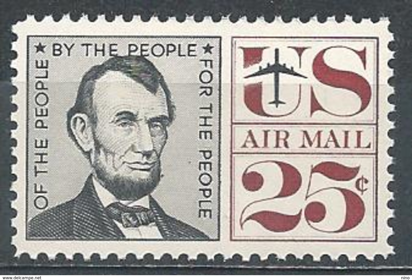 USA. Scott # C 58-59,62-63,76,83 Pair. MNH & MLH. Airmail Stamps. 1959-73 - 2b. 1941-1960 Unused