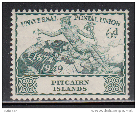 Pitcairn Islands MH Scott #15 6p Mercury, Letters - 75th Anniversary UPU - Pitcairn