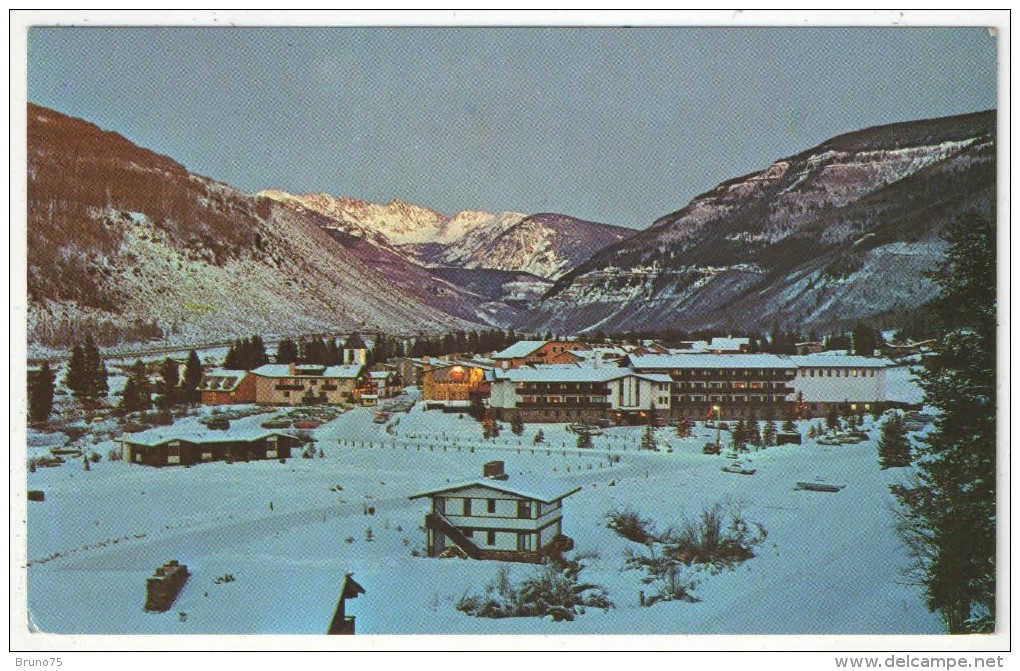 Vail Village And Gore Range, Vail, Colorado - 1967 - Rocky Mountains