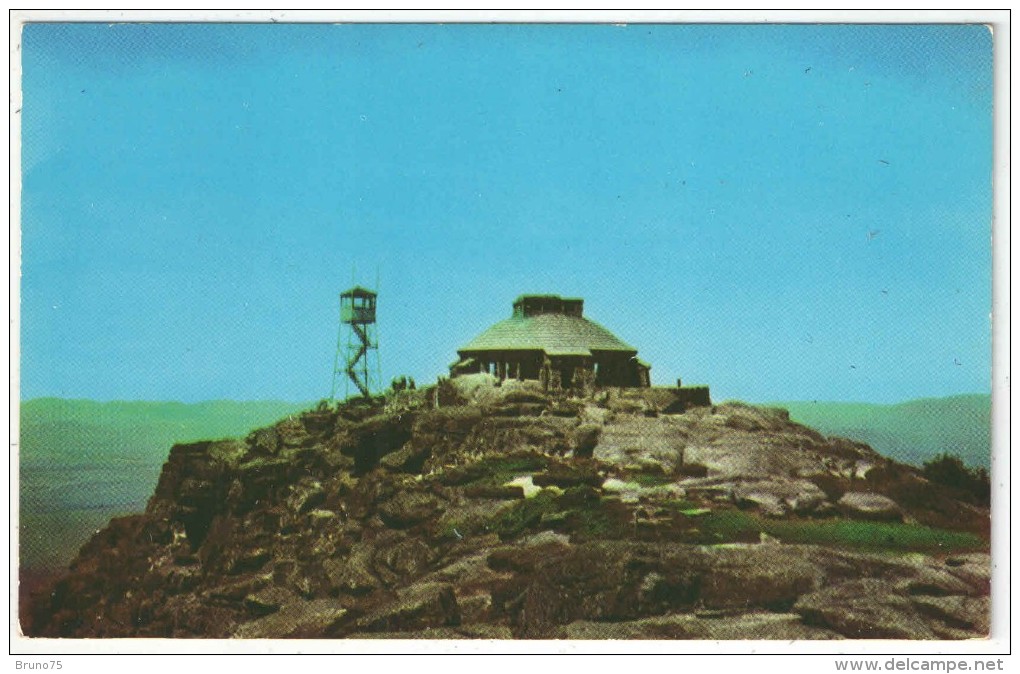 Fire Tower And Shelter Atop Whiteface Mt. Near Wilmington, N.Y., In The Adirondacks - Adirondack