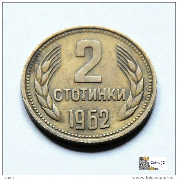 Bulgaria - 2 Stotinki - 1962 - Bulgarien