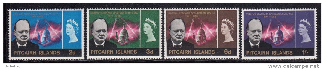 Pitcairn Islands MH Scott #56-#59 Set Of 4 Sir Winston Churchill - Pitcairn
