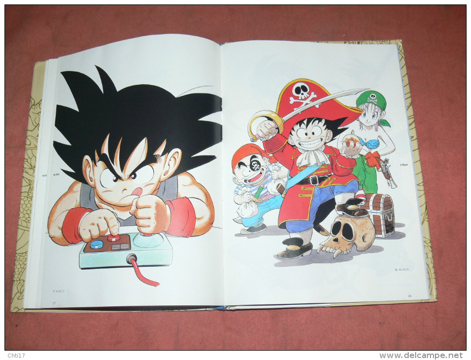 LE GRAND LIVRE DRAGON BALL / PLUS DE 500 DESSINS DE 1984 A 1995 / MANGA D AKIRA TORIYAMA / EDITIONS FRANCAISE GLENAT