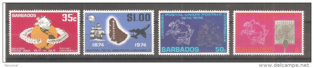 Serie Nº389/92 Barbados  UPU - UPU (Union Postale Universelle)