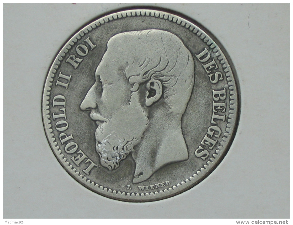 2 Francs 1967 - Argent - BELGIQUE - BELGIE - Léopold II Roi Des Belges **** EN ACHAT IMMEDIAT **** - 2 Frank