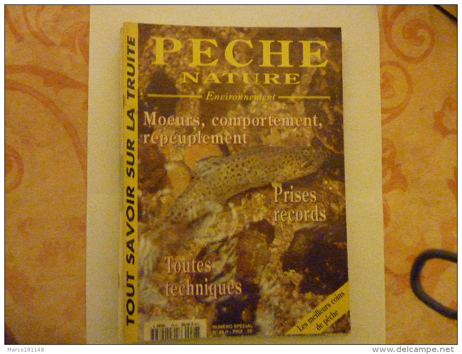 PECHE Nature Environnement 1995 N°28H - Jagen En Vissen