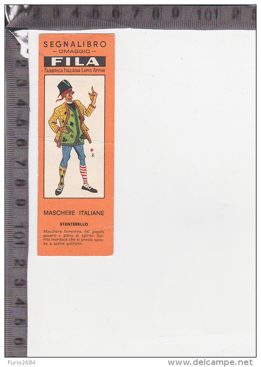 Bookmarks - SI-27 SEGNALIBRO FILA MASCHERE DI CARNEVALE ITALIANE STENTERELLO