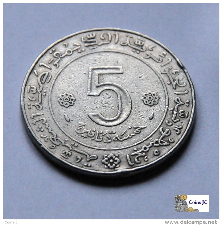 Argelia - 5 Dinars - 1974 - Algérie