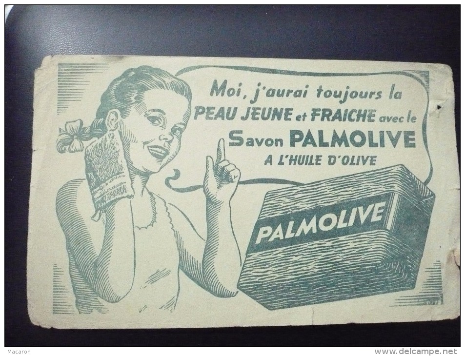 Lot 2 Buvards SAVONS PERSAVON LESIEUR Et PALMOLIVE. Années 50. Hygiène Linge Toilette Enfant Fillette - Parfums & Beauté