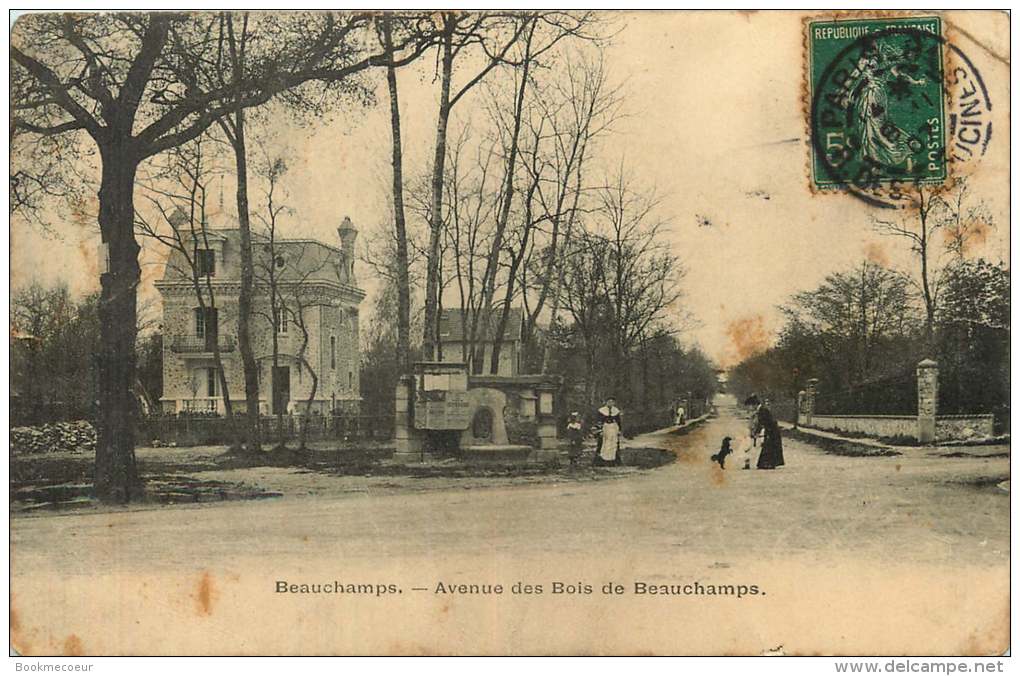 95   BEAUCHAMPS  AVENUE DES BOIS  DE BEAUCHAMPS - Beauchamp