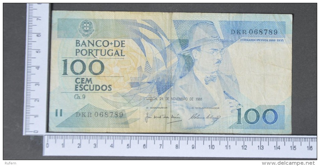 PORTUGAL  100  ESCUDOS  1988     -    (Nº11409) - Portugal