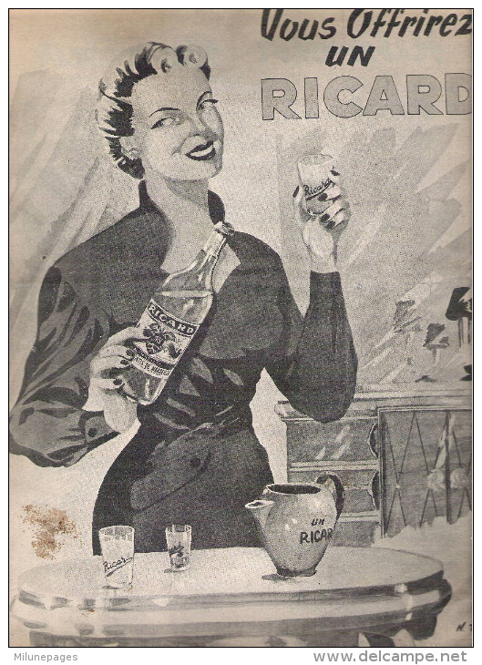 La GAZETTE RICARD N°15  Mars 1952  Organe Des Distilleries Ricard - Altri & Non Classificati