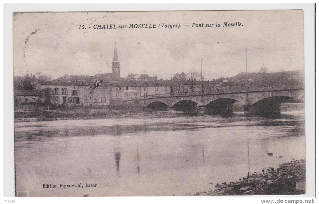 CPA - Chatel-sur-Moselle - Pont Sur La Moselle - Chatel Sur Moselle
