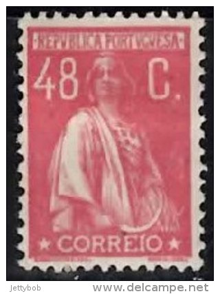 PORTUGAL 1920 Ceres (unsurfaced Paper) (Perf 12 X 11.5) 48c Mint - Unused Stamps