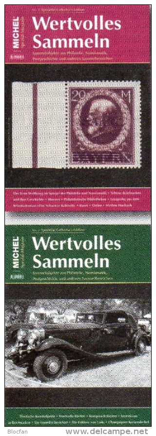 Sammel-Objekt Luxus Wertvolles Sammeln MICHEL 1/2014+2/2015 Neu 30€ Information Of The World Special Magacine Of Germany - Supplies And Equipment