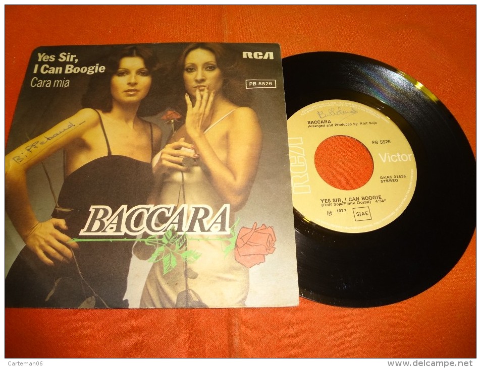 45 T - Baccara - Yes Sir, I Can Boogie - Caramia - RCA - Disco & Pop